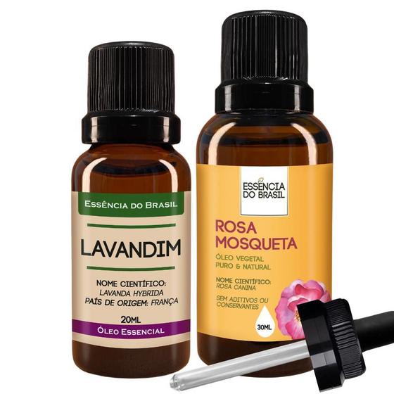 Imagem de Kit Óleo Essencial Lavandim 20Ml + Vegetal R. Mosqueta 30Ml