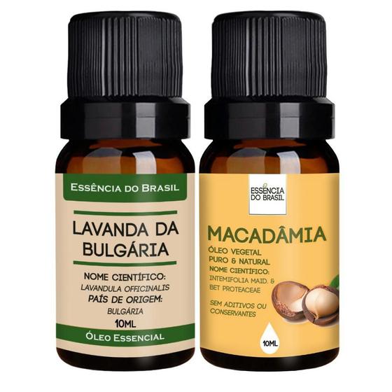 Imagem de Kit Óleo Lavanda Bulgária + Macadâmia 10ml Natural