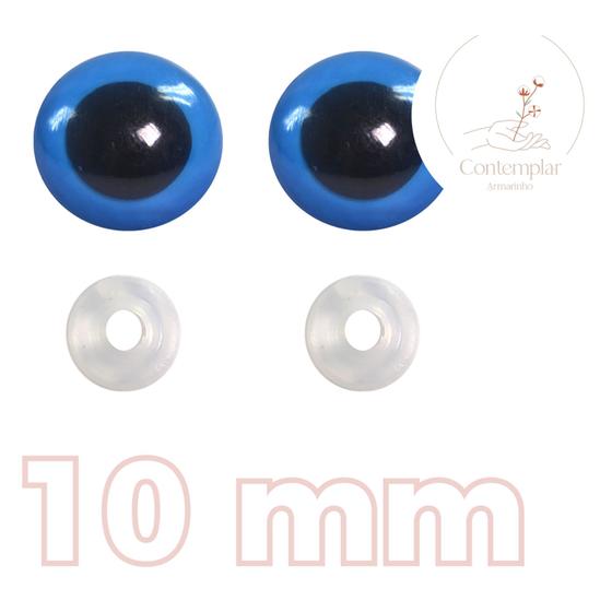 Imagem de Kit olhos azuis com trava de segurança - 5 pares - Círculo