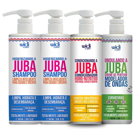 Imagem de Kit Ondulando A Juba, 2 Shampoo, Condicionador Widi Care