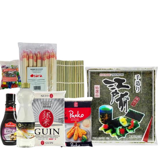 Imagem de Kit oriental para preparo do sushi 3 s