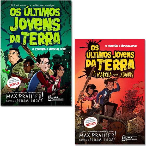 Imagem de Kit Os Últimos Jovens da Terra - 4 Contra o Apocalipse Vol. 1 + A Marcha dos Zumbis Vol. 2