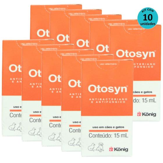 Imagem de Kit Otosyn 15ml König com 10 unidades