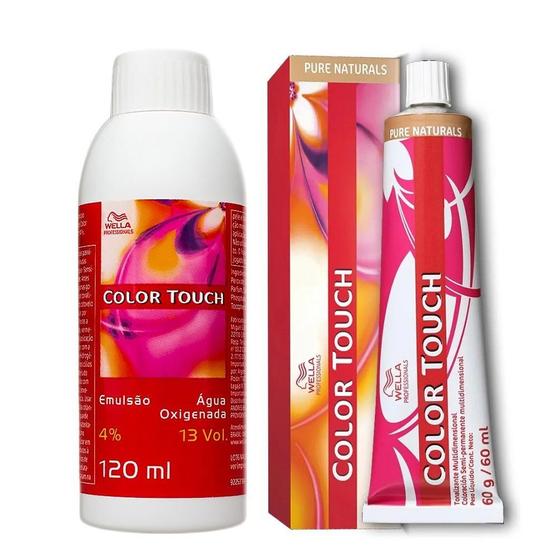 Imagem de Kit Ox 4% 13 Vol E Tonalizante 8/0 Wella Color Touch