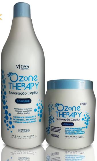 Imagem de Kit Ozone Therapy, Shampoo E Máscara Para Cabelos Saudáveis