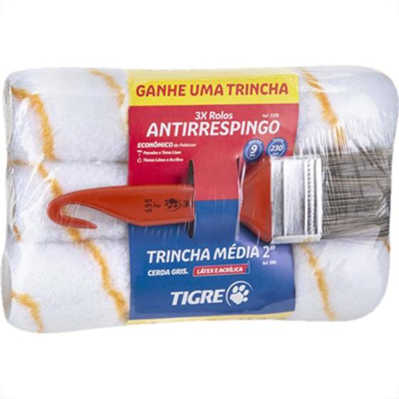 Imagem de Kit P/Pintura Tigre 1376 C/3Pcs