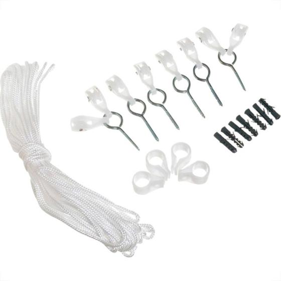 Imagem de Kit P/Varal Secalux C/Corda Polip