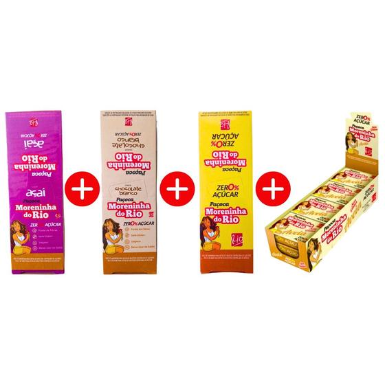 Imagem de Kit Paçoca Diet Zero Açúcar MORENINHA DO RIO - 4cx