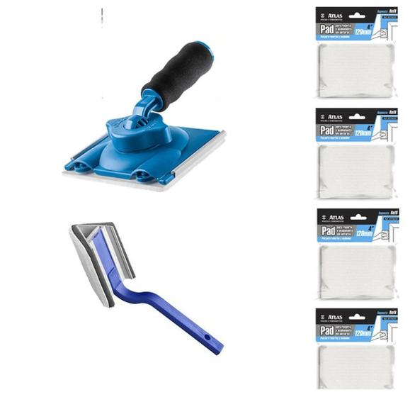 Imagem de Kit Pad Canto + 4 Refis + Pad Com Cabo Ajustável 360 Graus