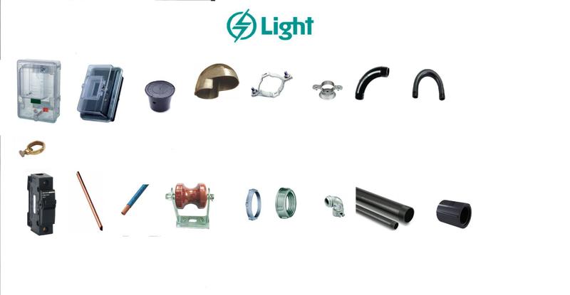 Imagem de Kit Padrao Light Monofasico 19 Peças e Instalaçao Incluida