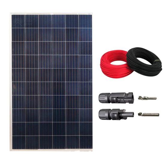 Imagem de Kit Painel Solar 280W Resun com Conector MC4 e Cabos
