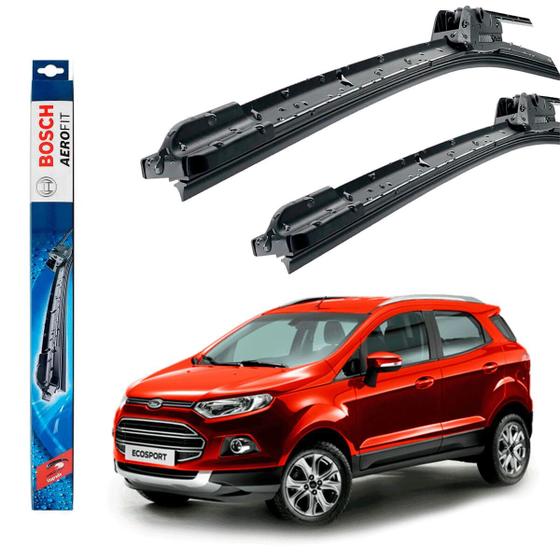 Imagem de Kit Palheta Dianteira Limpado Para-brisa Bosch Ecosport 2018 Até 2022 Bosch