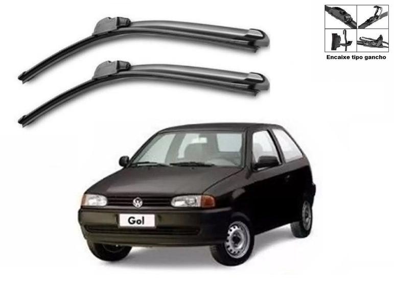 Kit Palheta Limpador Parabrisa Para-brisa Dianteiro VW Gol G2 1995 à ...