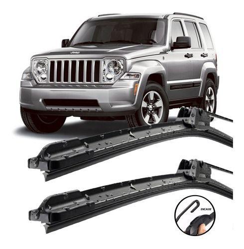 Imagem de Kit Palhetas Limpador Para-brisa Jeep Cherokee 2002 Até 2013