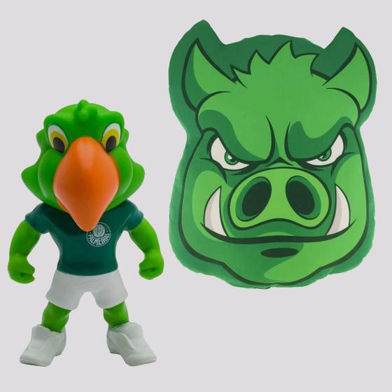 Imagem de Kit Palmeiras Almofada Gobalto e Boneco Mascote