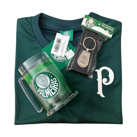 Imagem de Kit Palmeiras Oficial - Camisa Erin + Caneca + Chaveiro - Masculino