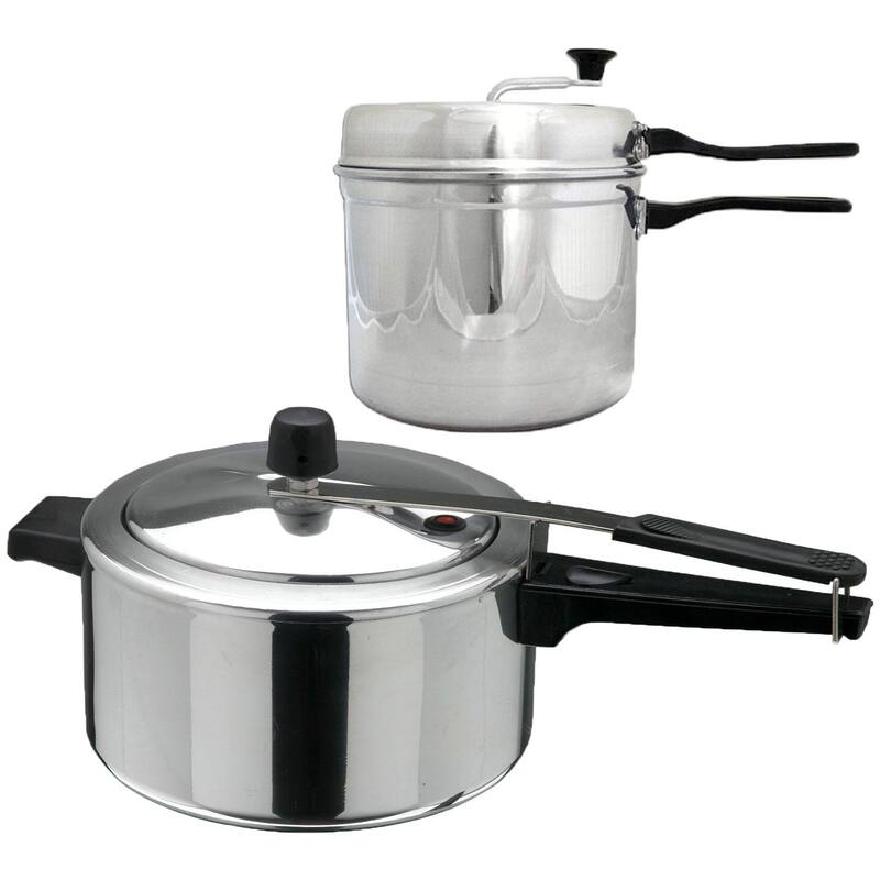 Asj Kit Kit Panela Pressão 3,0l Polida e Pipoqueira 4,5l Polida - ASJ - Jogo de ...