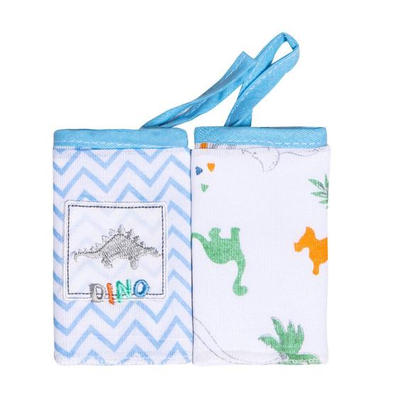 Imagem de Kit Paninho de Boca 32cm x 32cm com prendedor de chupeta com 02 unid - Papi - Ref.:3827