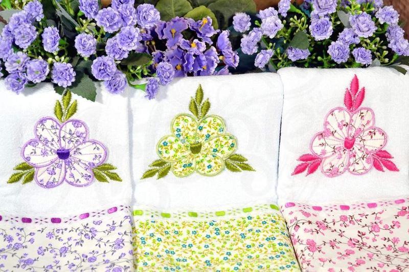 Imagem de Kit Pano de Pratos com 3 peças - Fiori