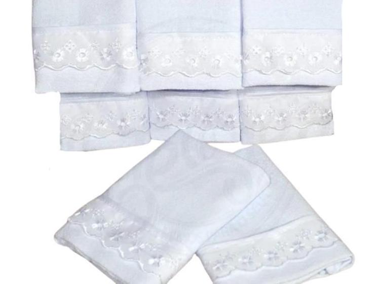 Imagem de Kit Pano De Pratos Com 8 Peças - Helena