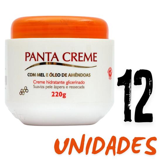 Imagem de Kit Panta Creme Hidratante Pele Macia e Bem Hidratada - 12 Unidades