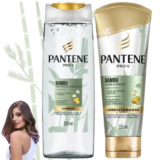 Imagem de Kit Pantene Bambu Pro-V Nutre Cresce Óleo Rícino Cafeína