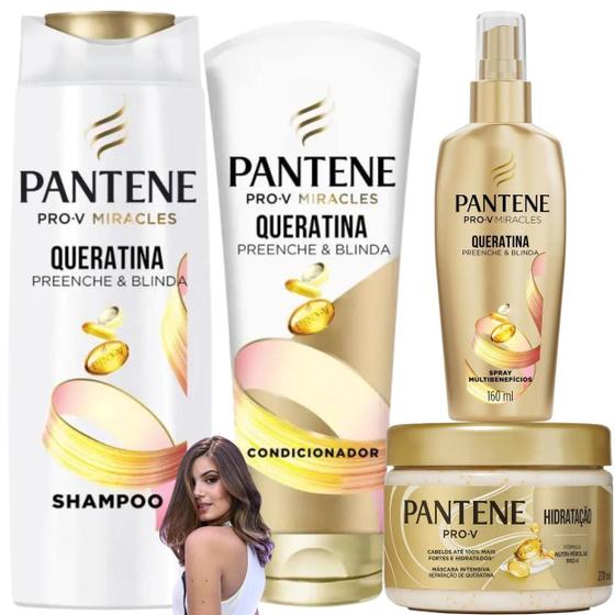 Imagem de Kit Pantene Miracles Pro-V Spray Milagroso Restauração Total