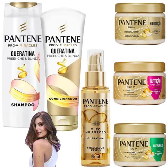 Imagem de Kit Pantene Óleo Milagroso Extraordinário Pro-V Queratina