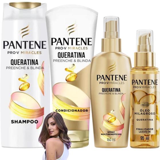 Imagem de Kit Pantene Pro-V Queratina Miracles Hidratação Intensiva