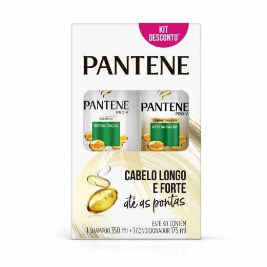 Imagem de Kit Pantene Restauração Shampoo 350ml + Condicionador Restauração