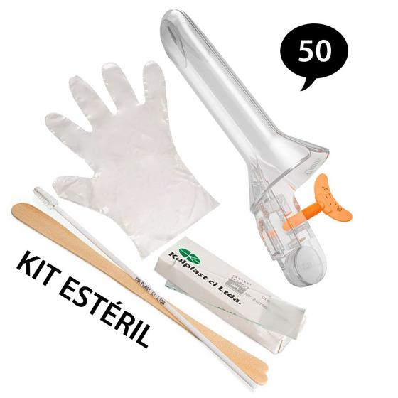 Imagem de Kit Papanicolau Descartável Grande Estéril (VAGISPEC) - 50 Unidades