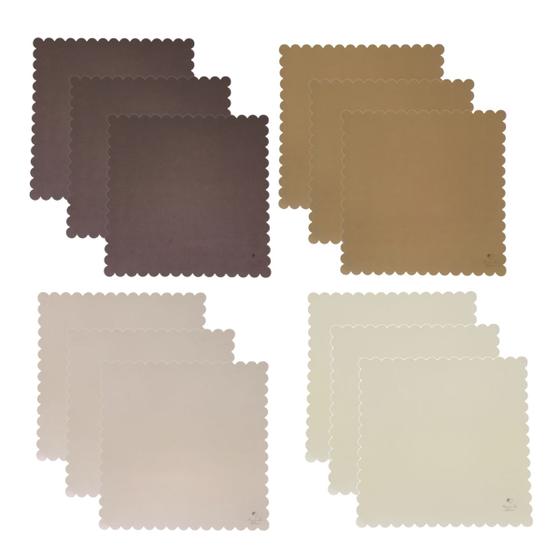 Imagem de Kit Papel Especial Scrapbook Tons Marrom 220grs 12 Folhas