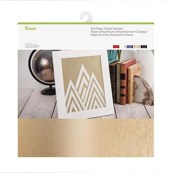 Imagem de Kit papel Foil Cricut - Classic - 10 folhas