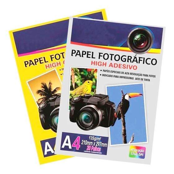 Kit Papel Fotográfico Adesivo + Papel Fotográfico - Off Paper