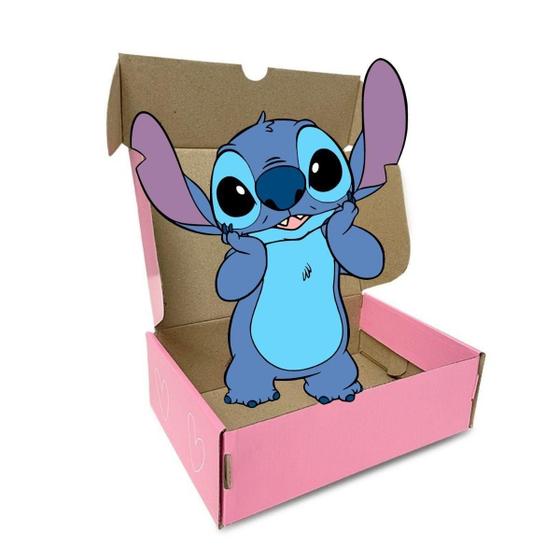 Imagem de Kit Papelaria Fofa Lillo Stitch Kawaii Presente Surpresa