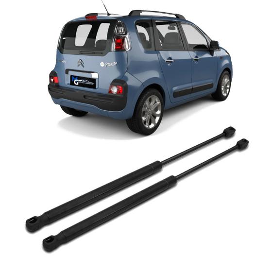 Imagem de Kit Par Amortecedor Porta Malas Citroen C3 Picasso 2017 2018