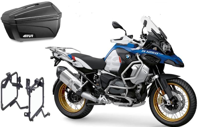 Imagem de Kit Par Bau Givi E22N+ Suporte Givi Pl5108Br P Bmw 1200 1250