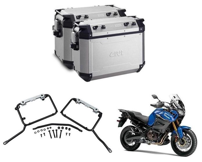 Imagem de Kit Par Bau Givi Obkn37A +Suporte Givi Pl2119Cam Tenere 1200