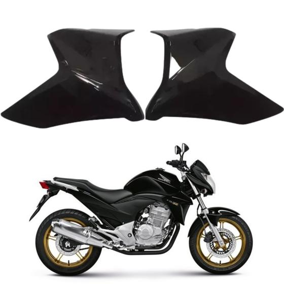 Imagem de Kit Par Carenagem Aba Aleta Guia Ar Tanque Sem Pintura Honda Cb300r 2013 2014 2015