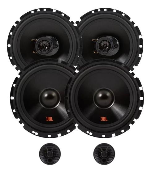 Imagem de Kit Par de Alto Falantes 6  JBL FLEX4 6TRFX55 110W + Kit 2 Vias 6  JBL FLEX4 62VFX55 110W