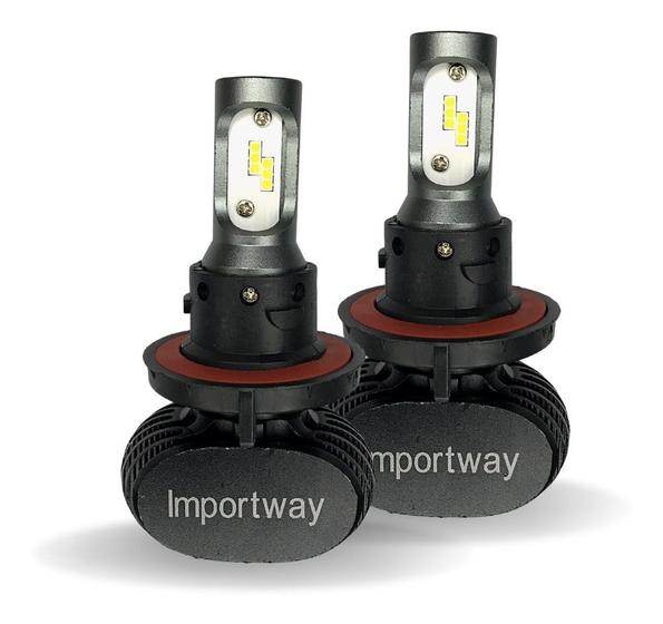 Imagem de Kit Par De Lâmpada Ultra Led Ultraled Encaixe H13 6000k 10000 Lumens Efeito Xenon Importway