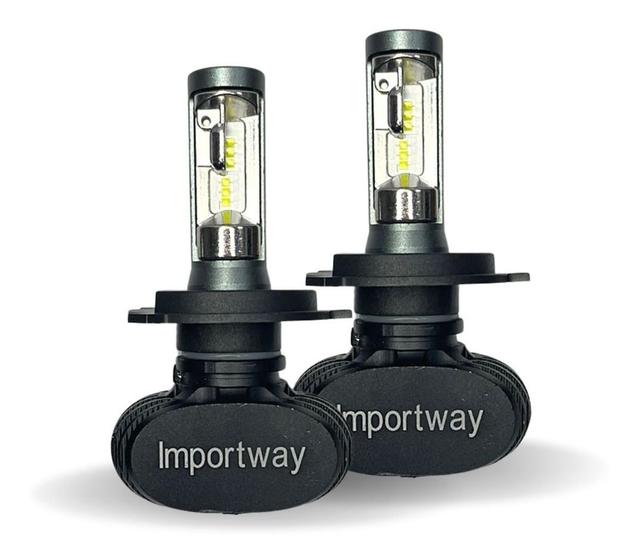 Kit Par De Lâmpada Ultra Led Ultraled Encaixe H4 6000k 10000 Lumens Efeito Xenon Importway Menor preço em Kit Par De Lâmpada Ultra Led Ultraled Encaixe H4 6000k 10000 Lumens Efeito Xenon Importway