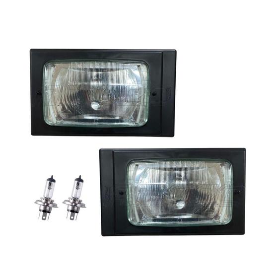 Imagem de Kit Par Farol Drl Led Compativel Scania 112 113 + Lâmpadas