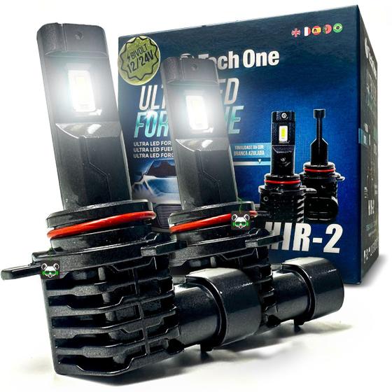 Imagem de Kit Par Lâmpada Ultra Led Force One 8000K 4100Lm HIR-2 Tech One