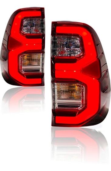 Imagem de Kit Par Lanterna Led Hilux 2016 A 2021 Modelo 2021 Srx