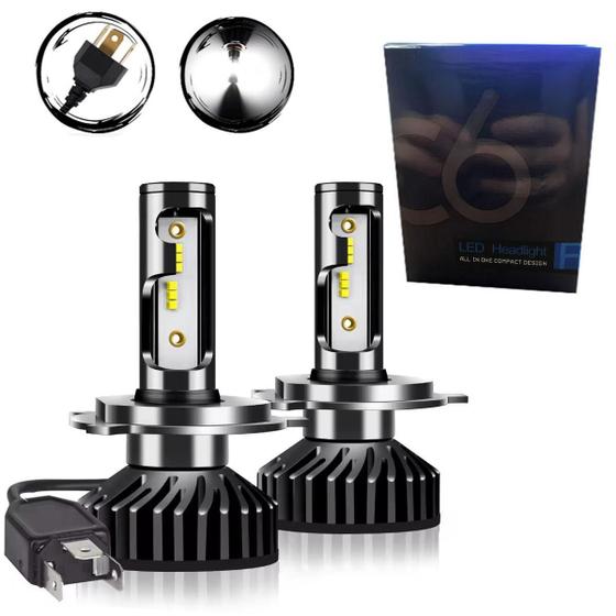 Imagem de Kit Par Super Led Lumens H1 A H11 9005/9006 Farol Automotivo