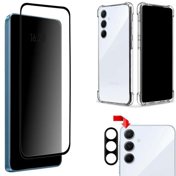 Kit Para A55 Película Cerâmica 9D + Película da Câmera 3D + Capa Capinha Cases Menor preço em Kit Para A55 Película Cerâmica 9D + Película da Câmera 3D + Capa Capinha Cases
