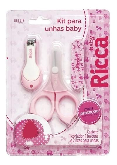 Imagem de Kit Para as Unhas Baby Infantil Cortador Tesoura e 2 Lixas