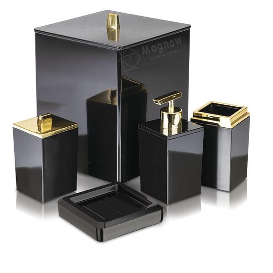 Kit Para Banheiro Lavabo Combo Com Lixeira 5 Litros Luxo Menor preço em Kit Para Banheiro Lavabo Combo Com Lixeira 5 Litros Luxo