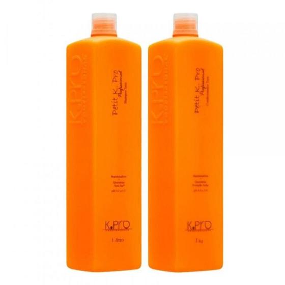 Imagem de Kit para Cabelos Teen Infantil K.pro Petit Shampoo 1l + Condicionador 1l